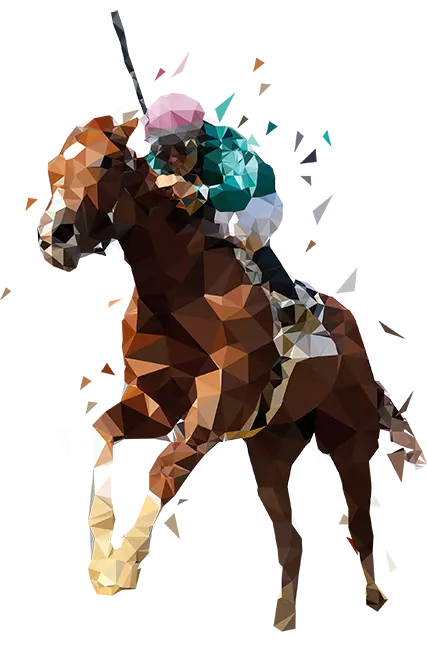 Horse racing cut out